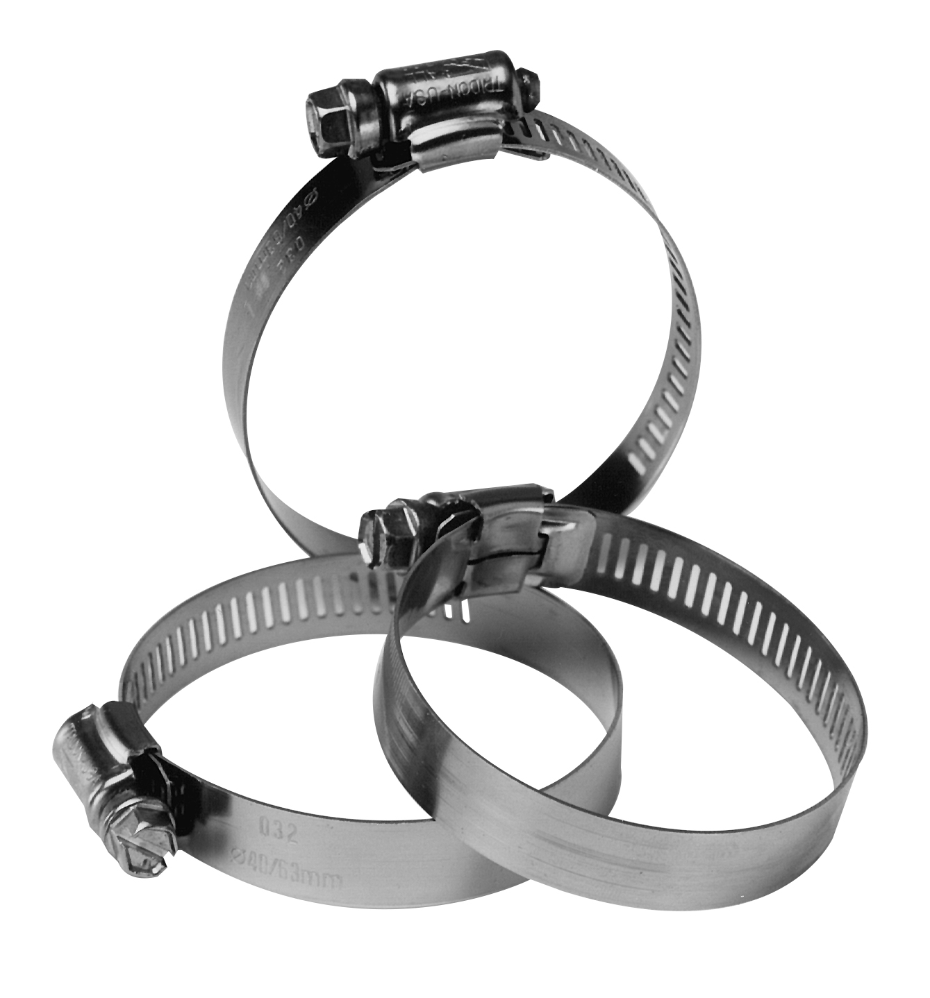 79314 3/4-1 1/2 SIZE 16 HOSE CLAMP (10) - Clamps and Hangers